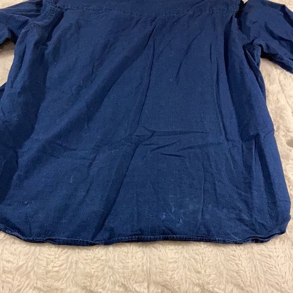 Officine Generale Paris 6e blue button down - Picture 6 of 9